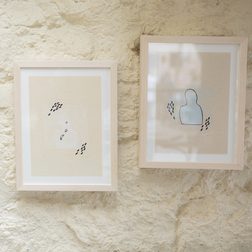 Japanese Washi paper, recycled art