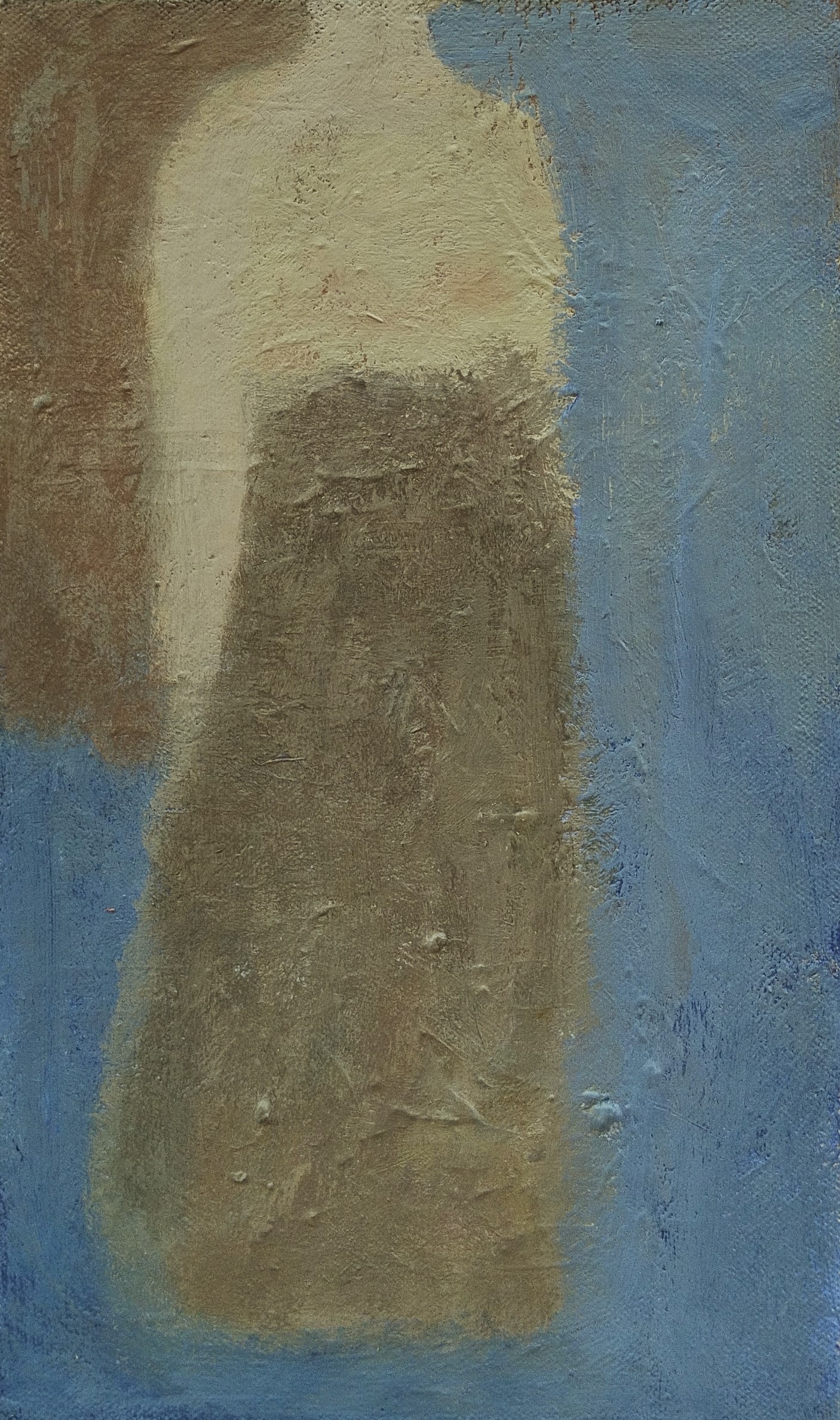 FIGURA DE PIE, Acrílico sobre tela, 22 X 38