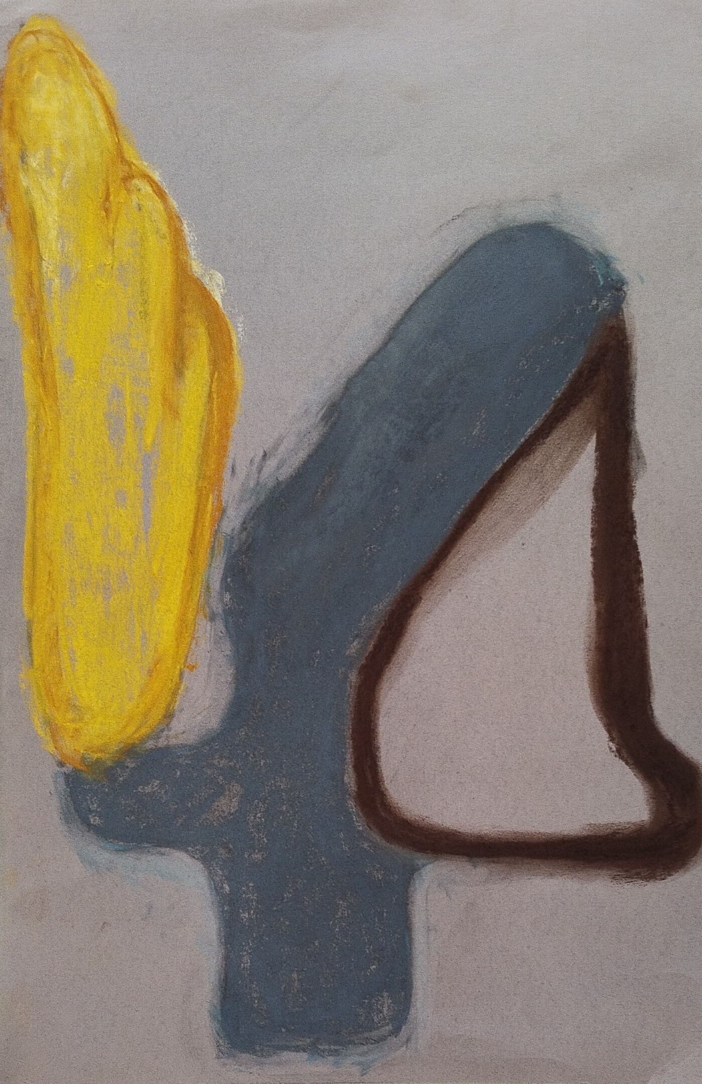 LAS ALAS QUE ME HAS DADO, Pastel sobre papel, 50 x 32
